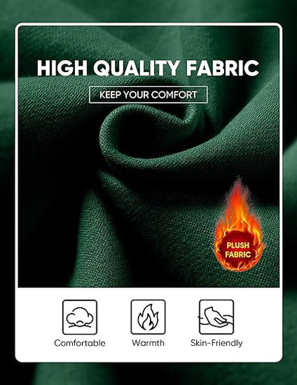 Men’s Green Hoodie | Oversized Pullover Sweatshirt with Hood and Kangaroo Pocket | Casual Streetwear for Autumn & Winter
